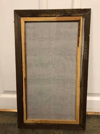 Image 3 of 60’s-70’s Painted Velvet Jesus face framed made in Mexico