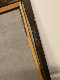 Image 4 of 60’s-70’s Painted Velvet Jesus face framed made in Mexico