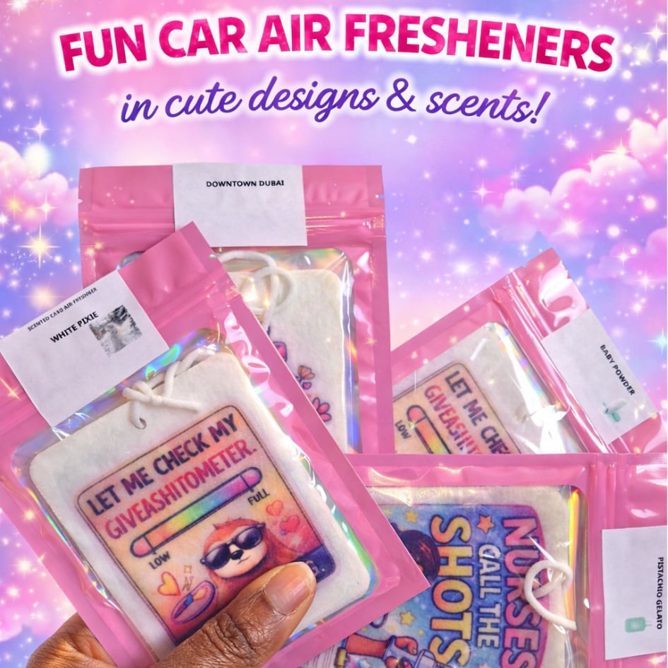 Image of Novelty Scented Car Air Freshener | Cute Hanging Car Freshener