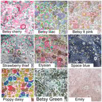 Image 4 of Liberty Print Letters with  plush velvet edging 