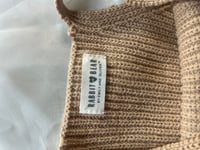 Image 2 of Rabbit + Bear Knit Overalls