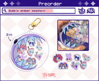 Bubble shaker keychain