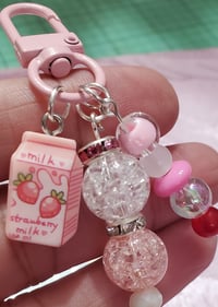 Image 1 of Strawberry Milk Bag Clip (163)