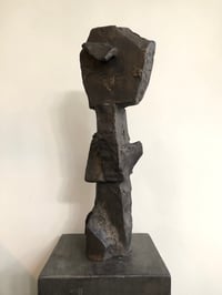 Image 3 of bronzed concrete sculpture