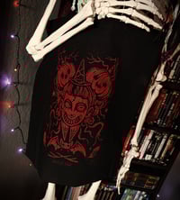 Image 4 of PUMPKIN WITCH  · handprinted tote bag