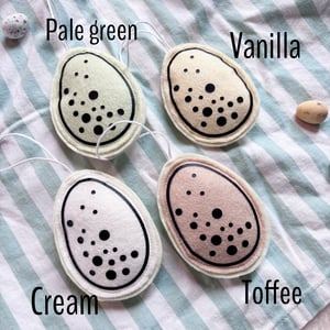 Image of Felt mini egg decorations