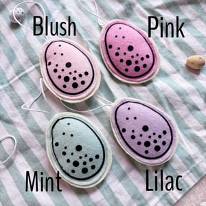 Image of Felt mini egg decorations