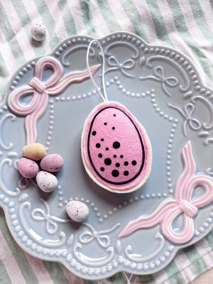 Image of Felt mini egg decorations