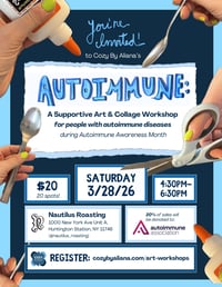 Image 1 of AUTOIMMUNE: A Supportive Art & Collage Workshop for people with autoimmune diseases 