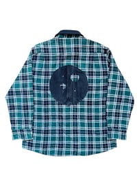 Image 4 of Chemise Patchwork lune denim noir 