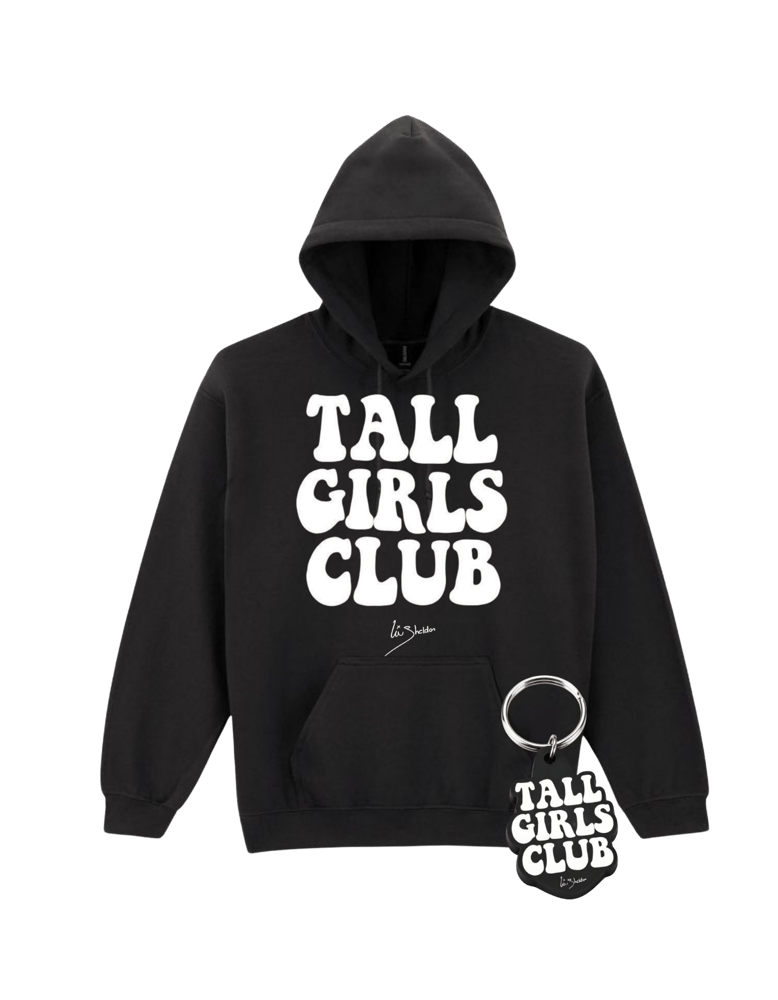 Image of TALL GIRLS CLUB HOODIE + KEYRING - Pre Order