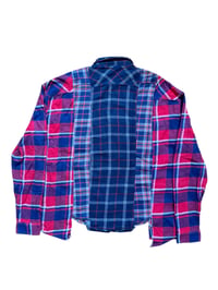Image 4 of Chemise Patchwork 3 en 1 ( bleu/rouge )