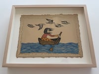 Image 4 of ROW WITH THE FLOW - framed original