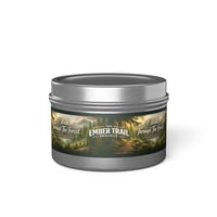Image 1 of Tin Candle The Ember Trail: "A Walk Through the Forest" Evergreen Scent Aromatherapy Candle