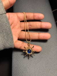 Image 1 of Blue sun necklace 