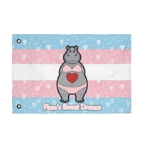 Image 1 of Flora's Sweet Trans Flag