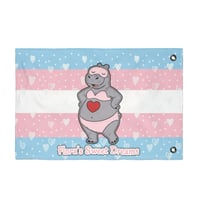 Image 2 of Flora's Sweet Trans Flag