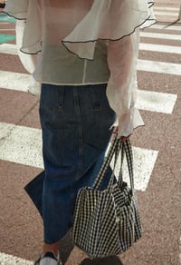 Image 2 of Bolso Vichy Negro