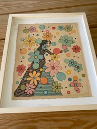Image 2 of FLOWER FLURRY #1 - framed original