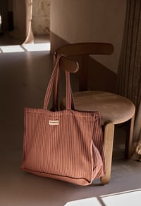 Image 1 of Bolso Rayas Lila 