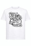 TSHIRT (white ) : GRAFFITI BOOK CLUB 