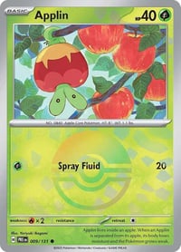 Applin (Poke Ball Pattern) - SV: Prismatic Evolutions - Near Mint