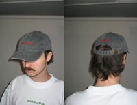 dad cap - dizzlove/v duši mír (washed/black)