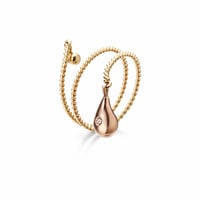 Rosé Tear Drop Ring