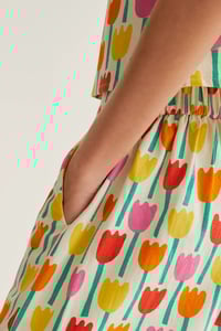 Image 3 of Pantalón con estampado tulipa