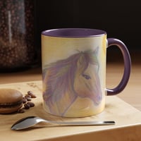 Image 5 of Spirit Animal Horse Portrait Accent Mug - 11oz 15oz