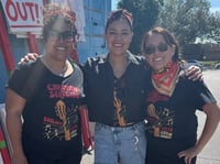 Image 2 of "Caravan & Serenade" - Adelanto Protest T-shirt - LIMITED EDITION