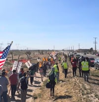 Image 4 of "Caravan & Serenade" - Adelanto Protest T-shirt - LIMITED EDITION