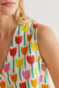 Image 1 of Chaleco con estampado Tulipa