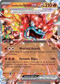 Hearthflame Mask Ogerpon ex - 017/131 - SV: Prismatic Evolutions - Near Mint