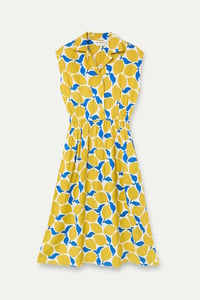 Image 5 of Vestido midi con estampado limoncello