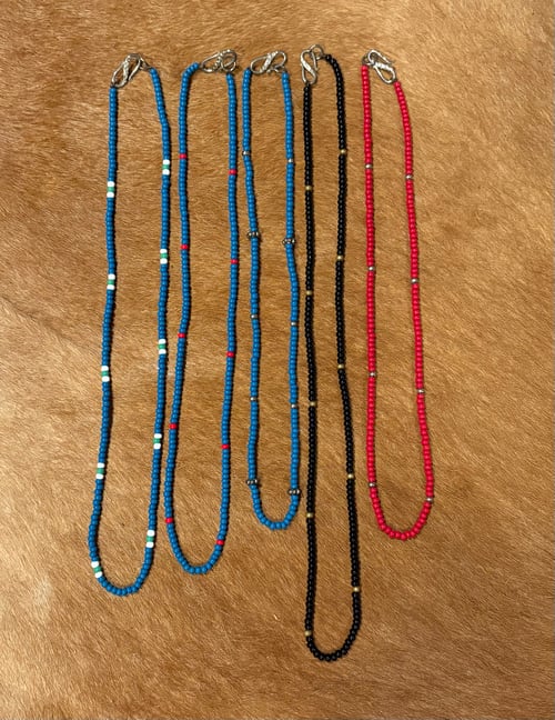 Image of Glass bead necklace 