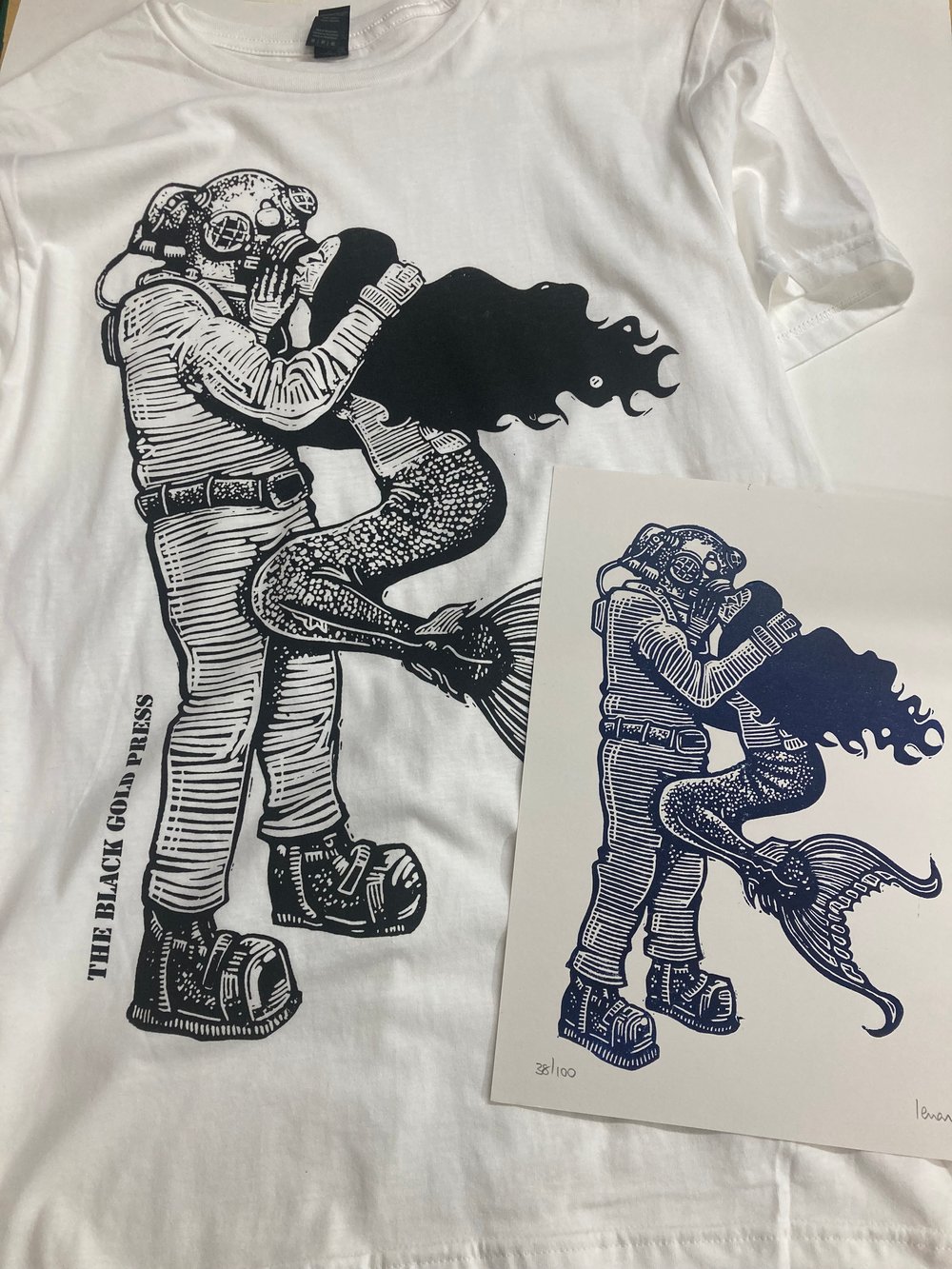 My Underwater Love t-shirt and print bundle