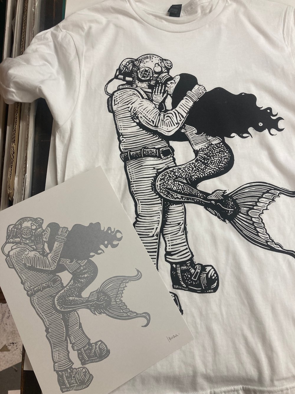 My Underwater Love t-shirt and print bundle