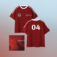 Image 1 of American Football (LP4) 2xLP (Red Vinyl) + Jersey Bundle [PRE-ORDER]