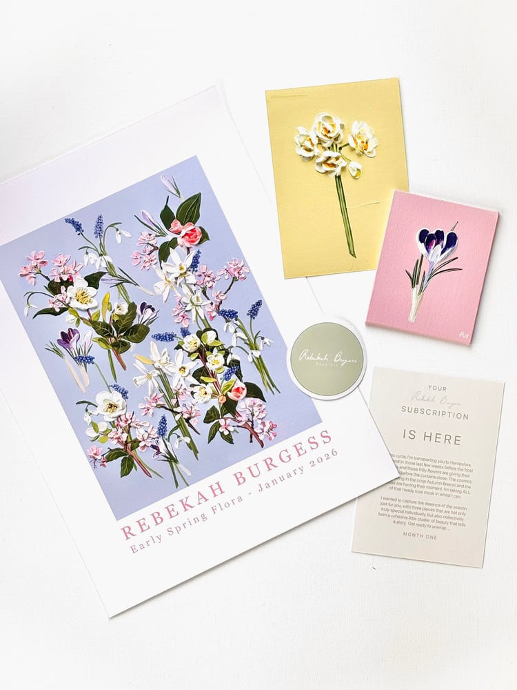 Image of 3 Month Artwork Subscription - Original Painting And Two Exclusive Prints 