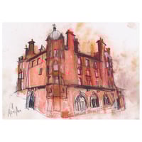 Image 1 of Old Savings Bank Of Scotland Building, Argyle Street  - Soft pastels, Charcoal and Pencil  on Paper 
