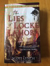 Image 1 of Scott Lynch "The Lies of Locke Lamora" Mass Market Paperback