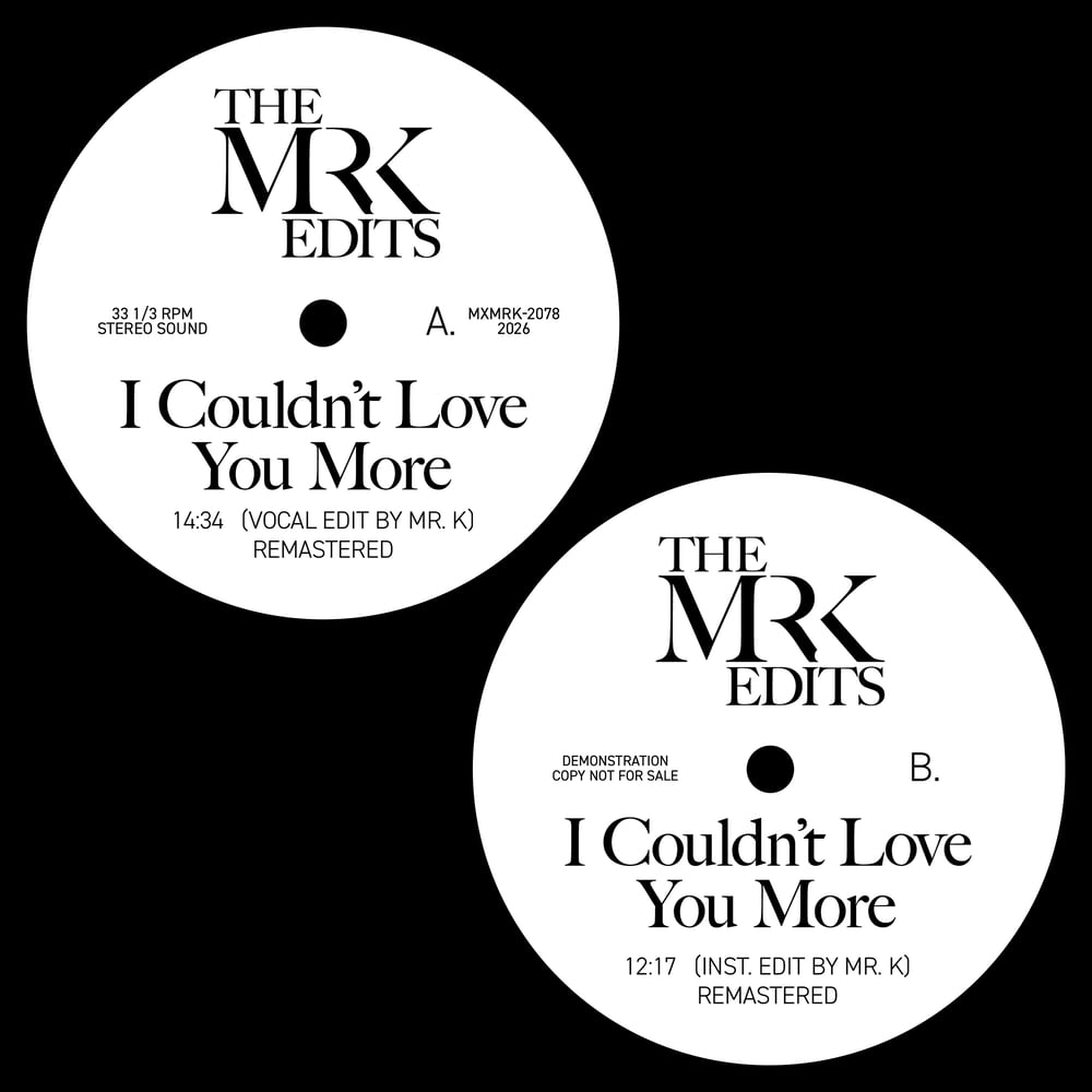 [12"] I Couldn't Love You More (RSD '26) — MXMRK-2078