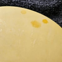 Image 12 of Copy of Manifestation Divination and Spirit Gazing Vintage Handheld Mirror - oval yellow