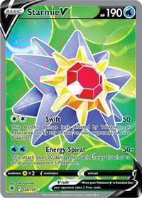 Starmie V (Full Art) - SWSH10: Astral Radiance - Near Mint