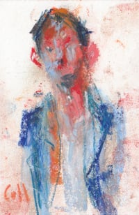 Image 2 of Across The Room - Charcoal and Soft Pastels  on Paper 