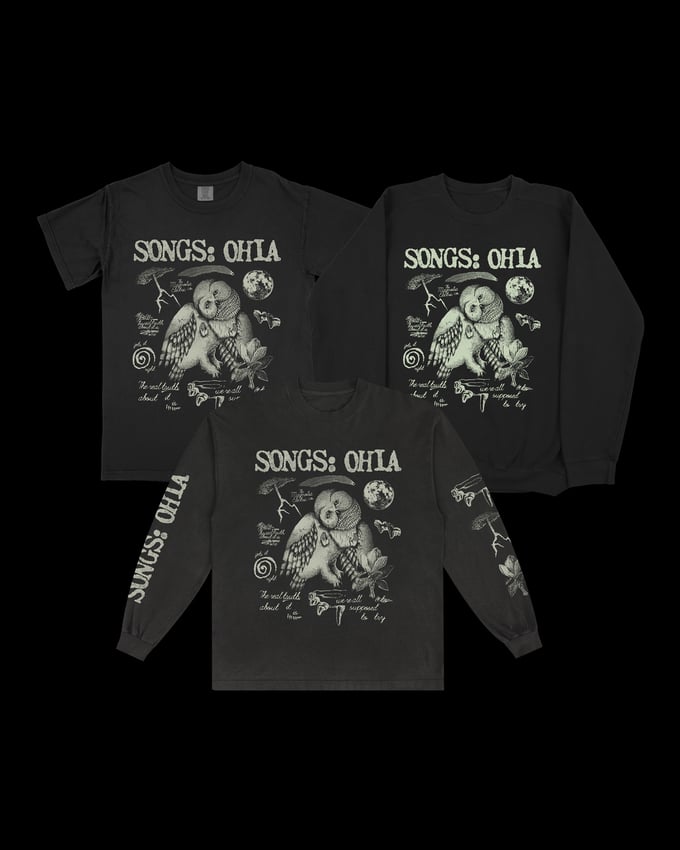 Image of Songs: Ohia "Farewell Transmission Screen printed 100% cotton T-Shirt/Long Sleeve Magnolia Electric