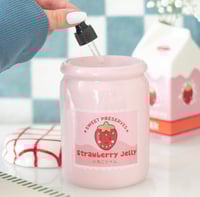 Image 2 of Strawberry Jelly Jar Oil Burner and Wax Warmer