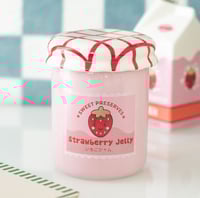 Image 1 of Strawberry Jelly Jar Oil Burner and Wax Warmer