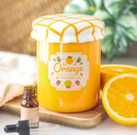Orange Marmalade Jar Oil Burner and Wax Warmer